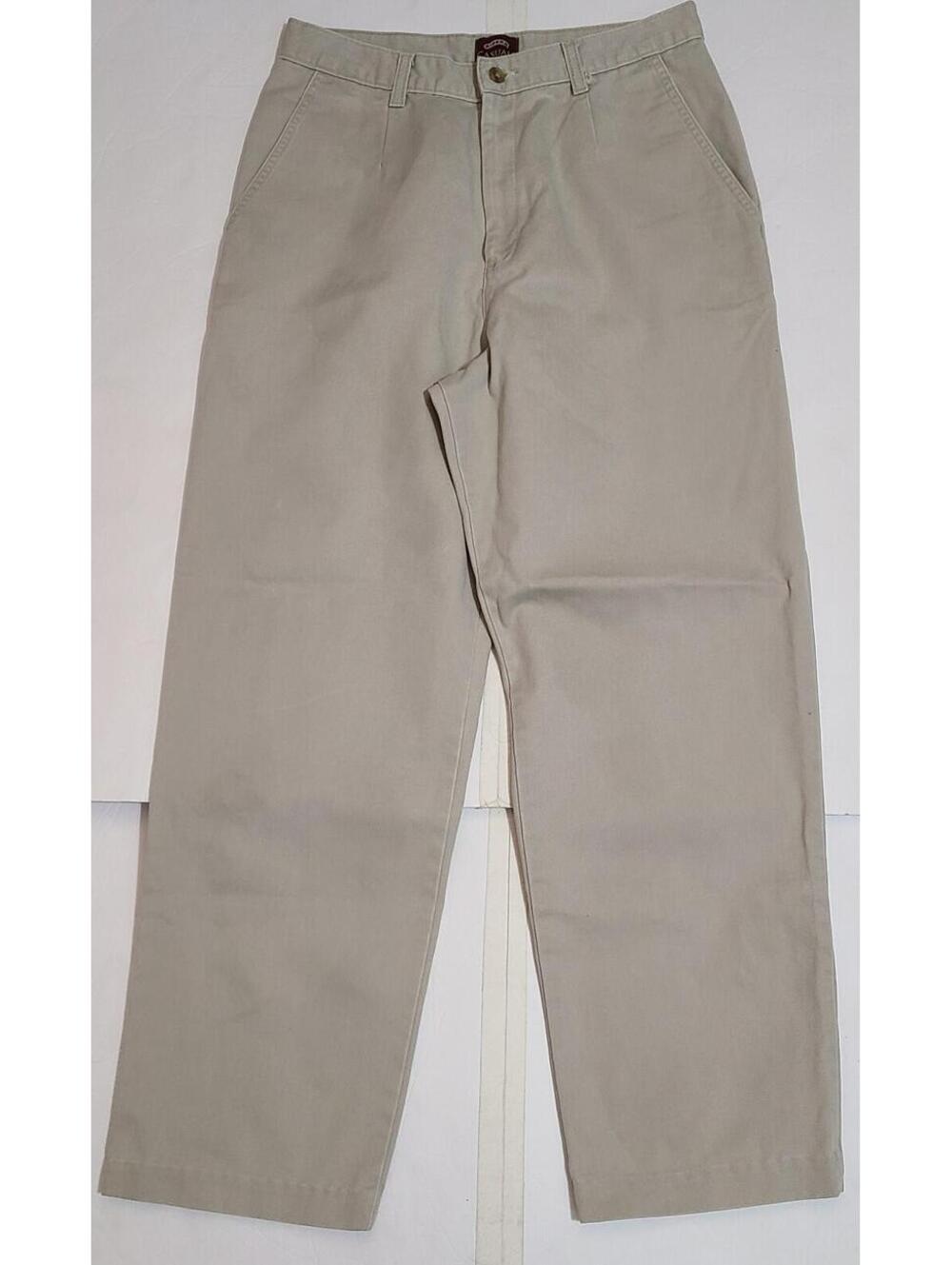Lee Riders Casual Pants Womens Size 12M Tan Khaki Flat Front Straight Leg Chino